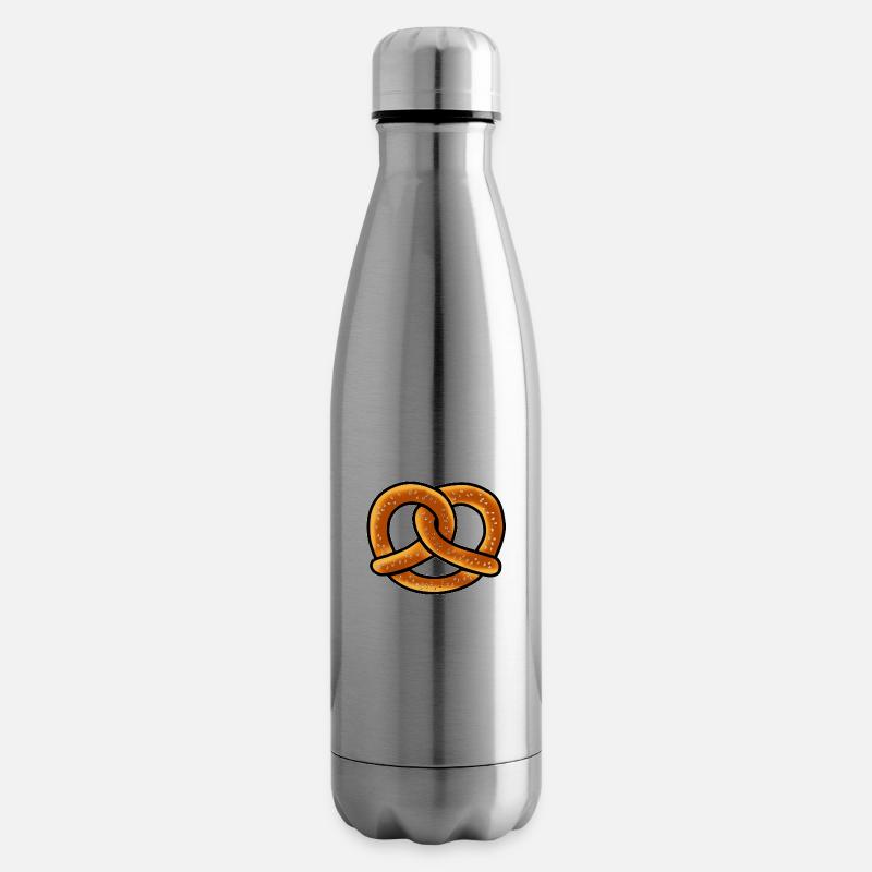 Bretzel Bavière - Bouteille isotherme - argent clair