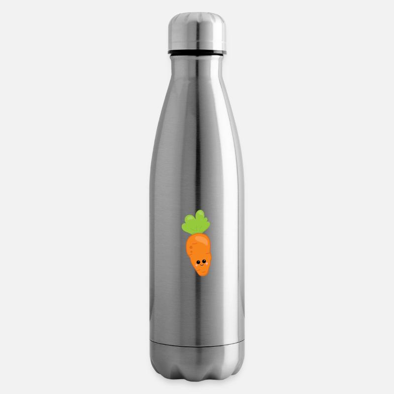 Karotte - Isolierflasche - Lightsilver