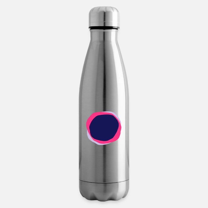 Psychedelische Kreise - Isolierflasche - Lightsilver