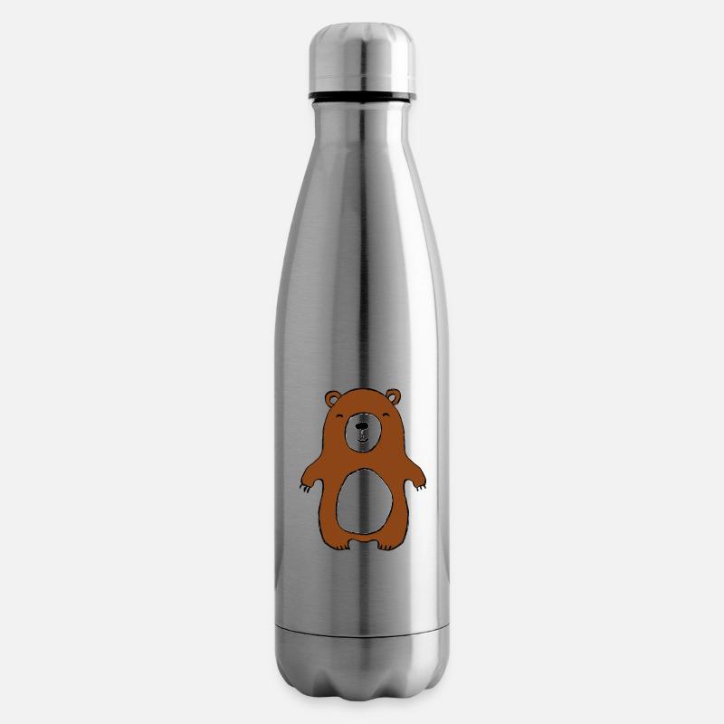 Ours - Bouteille isotherme - argent clair