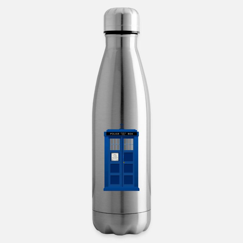 Police box tardis - Isolierflasche - Lightsilver