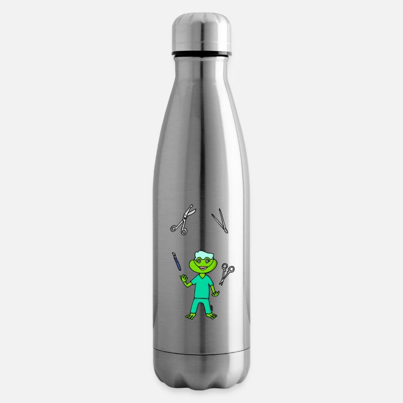 OP Nurse Frog - Isolierflasche - Lightsilver