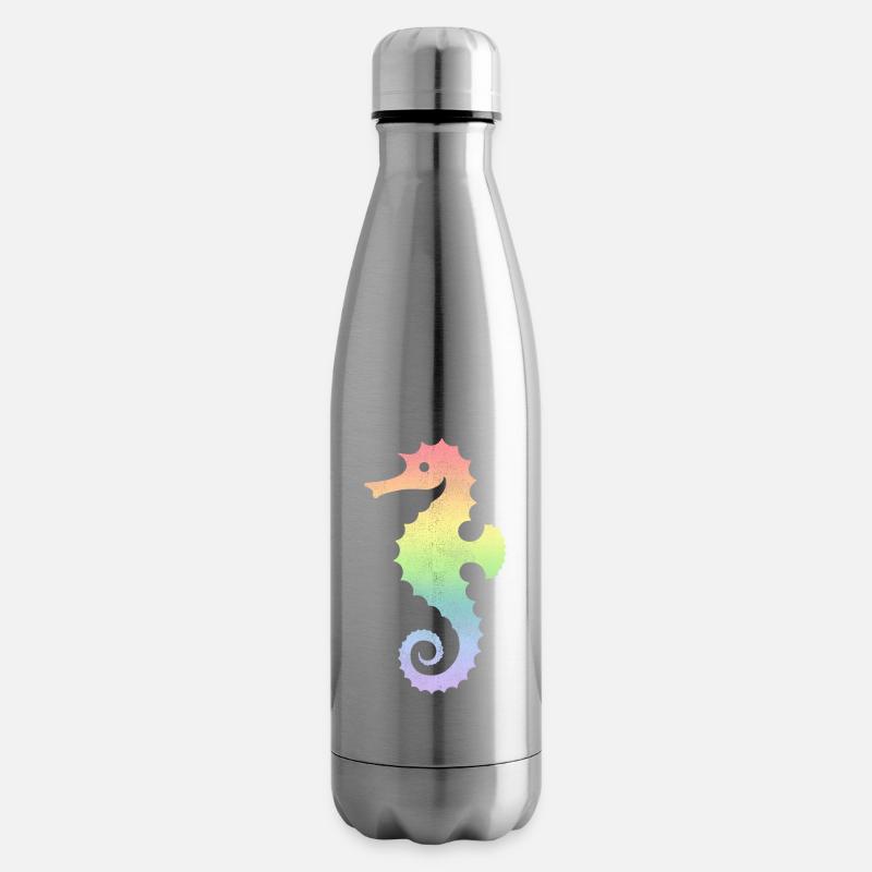 Seepferdchen - Isolierflasche - Lightsilver