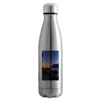 Naturfotografie Meer Sonnenuntergang - Isolierflasche - Lightsilver - Rechts
