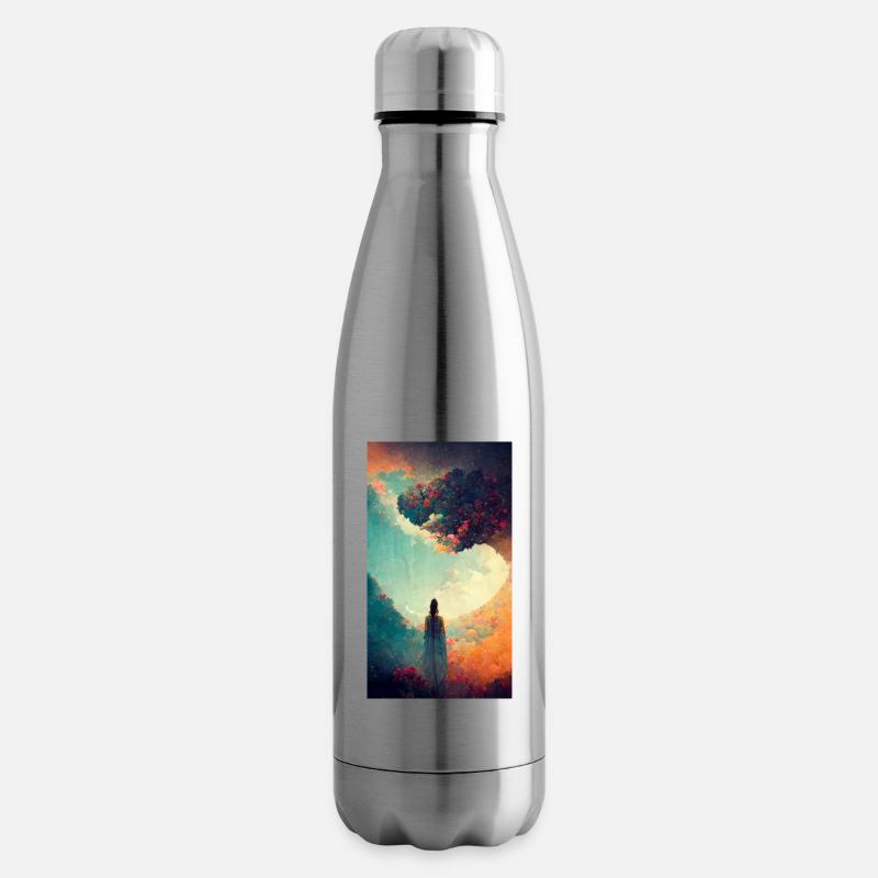 Friede - Isolierflasche - Lightsilver