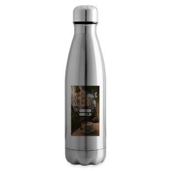 Leben genießen Erinnerung - Isolierflasche - Lightsilver - Rechts