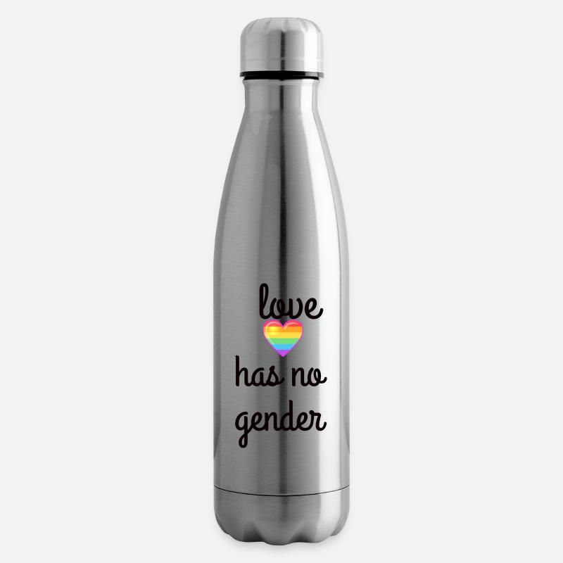 Tee shirt LGBT - Bouteille isotherme - argent clair