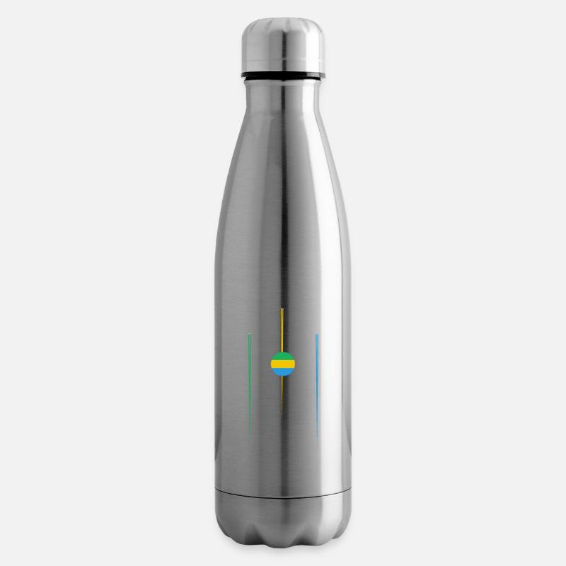 Gabun Fluggesellschaften - Isolierflasche - Lightsilver