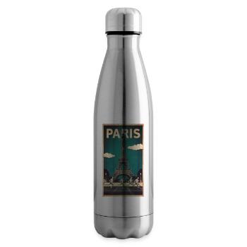 Paris | France | Sports Competition | 2024 | - Insulated Water Bottle - silver - Right