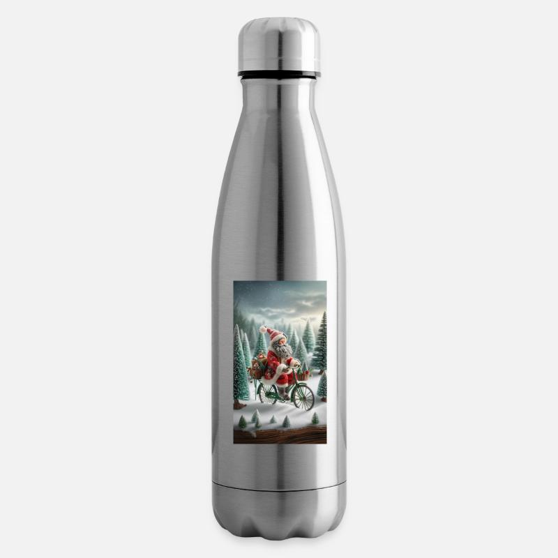 Weihnachtsmann - Isolierflasche - Lightsilver
