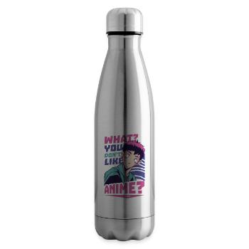 I Love Anime - Insulated Water Bottle - silver - Right