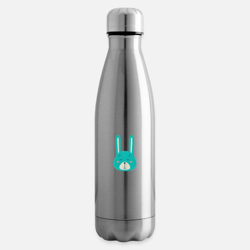 cooler Hase - Isolierflasche - Lightsilver