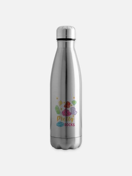 Ich will nur all die hübschen Steine - Isolierflasche - Lightsilver