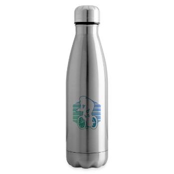Road bike racing cyclist women men road bike - Insulated Water Bottle - silver - Right
