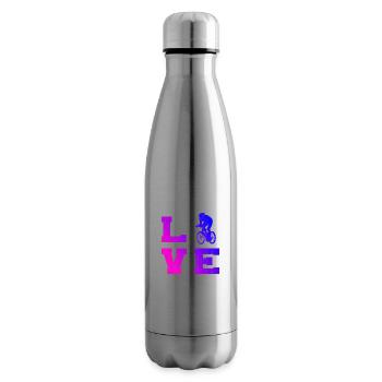 Women's Road Bike Racing Bike Men's Road Cycling - Insulated Water Bottle - silver - Right