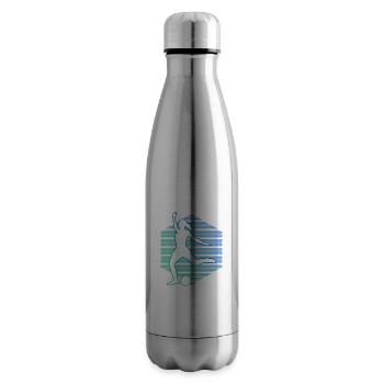 Footballers Men's Football Matches Women's Football - Insulated Water Bottle - silver - Right