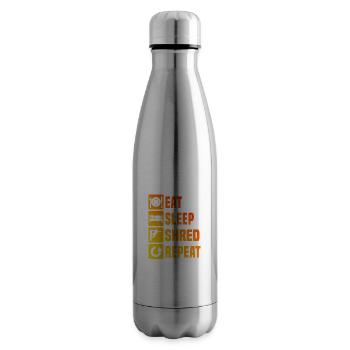 Snowboarder Snowboard Sports d’hiver Snowboard - Bouteille isotherme - argent clair - Droite