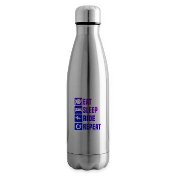 Horse Riding Riding Women Equestrian Racing - Insulated Water Bottle - silver - Right