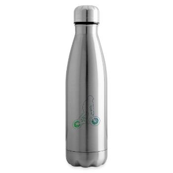 Herren Damen bmx jungen bmx fahrrad Radfahren - Isolierflasche - Lightsilver - Rechts