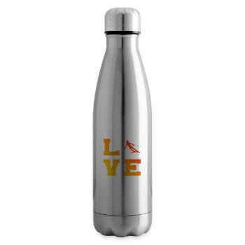 Skifahrer Herren Skiing Freestyle Skifahrer - Isolierflasche - Lightsilver - Rechts