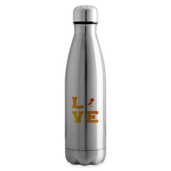 Hommes Slopestyle Femmes Freestyle Ski Ski Freestyle - Bouteille isotherme - argent clair - Droite