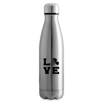 Vélo de route Femmes Vélo de route Hommes Vélo de route - Bouteille isotherme - argent clair - Droite