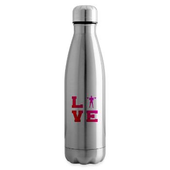Ausdauertraining Damen Gewichtheben Krafttraining - Isolierflasche - Lightsilver - Rechts