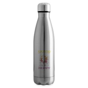 skiing ski skifahren - Isolierflasche - Lightsilver - Rechts