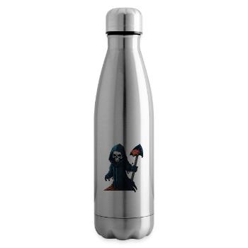 Halloween Grim Reaper Death - Bouteille isotherme - argent clair - Droite