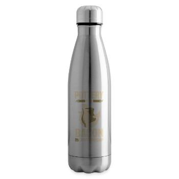 Faire de la poterie - Bouteille isotherme - argent clair - Droite