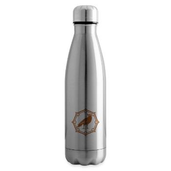 Oiseau - Nature - Voler - Gratuit - Bouteille isotherme - argent clair - Droite