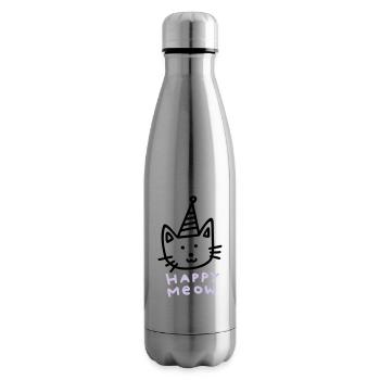 Happy Birthday - Isolierflasche - Lightsilver - Rechts