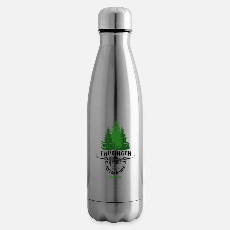 Thüringen mit Leib und Seele - Isolierflasche - Lightsilver