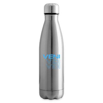 veni, vidi & vici - Insulated Water Bottle - silver - Right