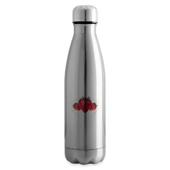 Strawberry Gang - Équipe Cueilleur de fraises - Bouteille isotherme - argent clair - Droite