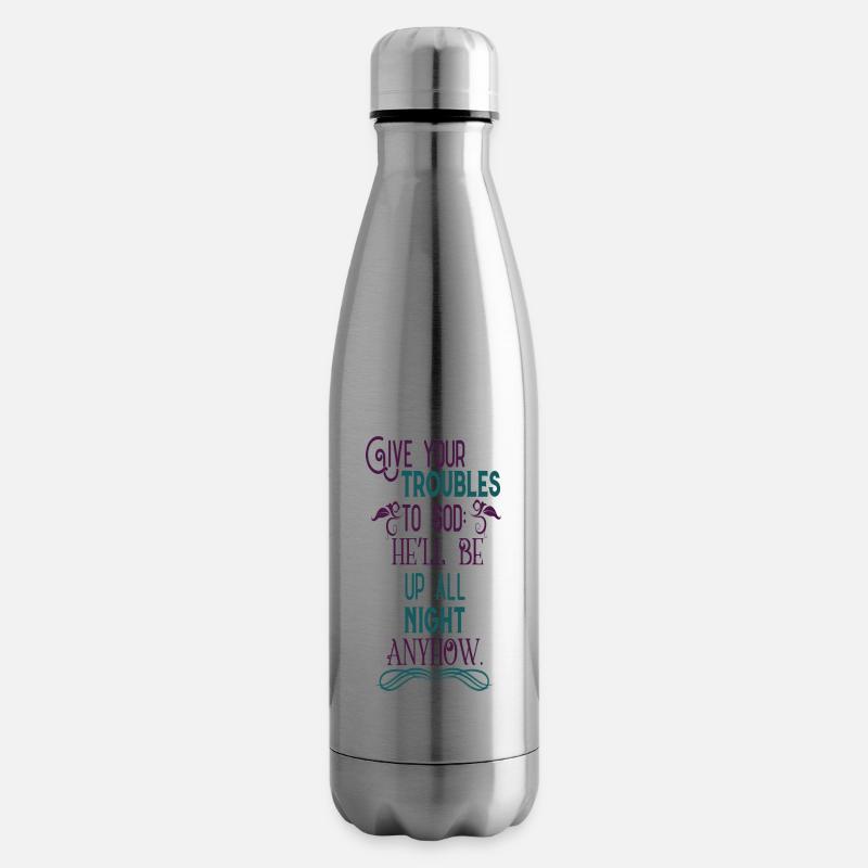 Ensemble 04 Christian - Bouteille isotherme - argent clair