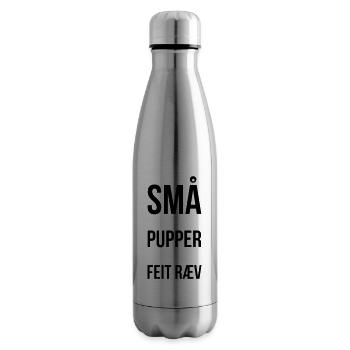 Small tits fat ass - Insulated Water Bottle - silver - Right
