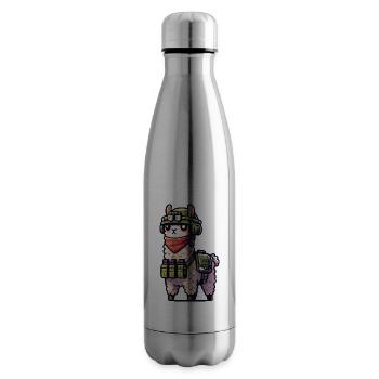 Kampf-Lama - Isolierflasche - Lightsilver - Rechts