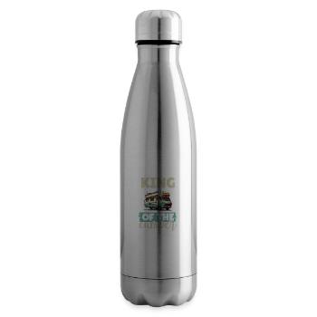 Camping-car pour amateurs de camping pour l’extérieur - Bouteille isotherme - argent clair - Droite