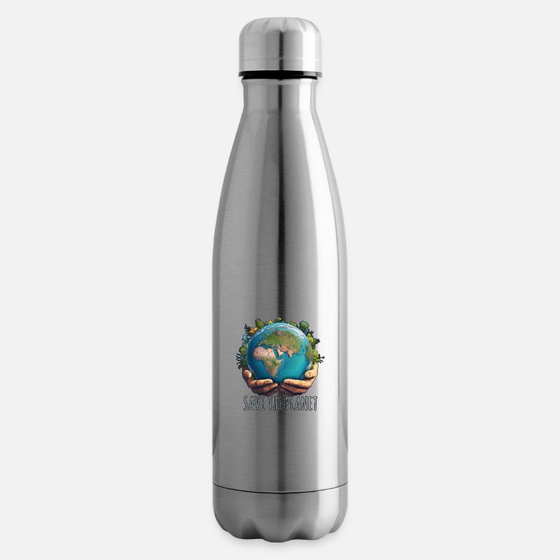 SAVE THE PLANET - Isolierflasche - Lightsilver