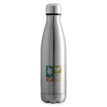 Poules Poule - Bouteille isotherme - argent clair - Droite