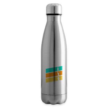 Angler Fishing - Insulated Water Bottle - silver - Right