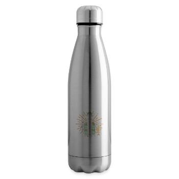 Angler Fishing - Insulated Water Bottle - silver - Right