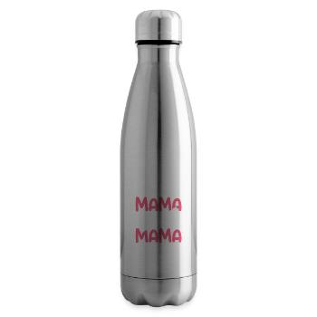 Flûtiste Maman Mère Flûte - Bouteille isotherme - argent clair - Droite