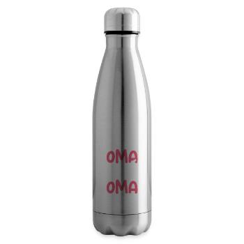 Flutist Grandma Flute - Insulated Water Bottle - silver - Right