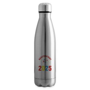 Kita Abschied Erste Klasse Einschulung 2025 - Isolierflasche - Lightsilver - Rechts