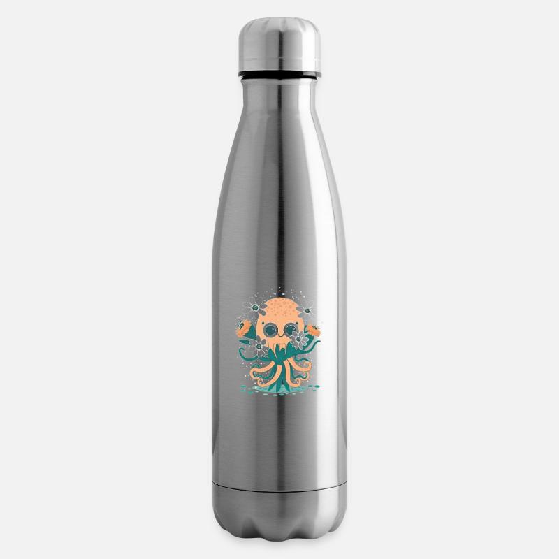 Liebevolle Tentakel 3 - Isolierflasche - Lightsilver