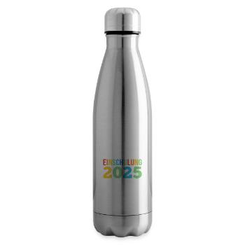 Kita Abschied Erste Klasse Einschulung 2025 - Isolierflasche - Lightsilver - Rechts