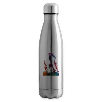 Segelsport Kunst #sailing - Isolierflasche - Lightsilver - Rechts