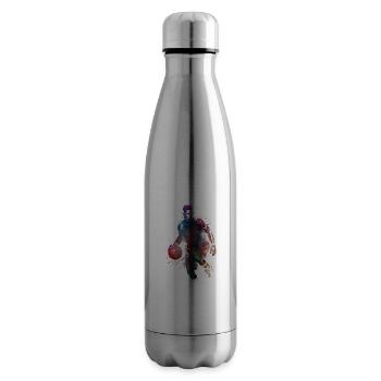Sport de basket-ball #basketball - Bouteille isotherme - argent clair - Droite